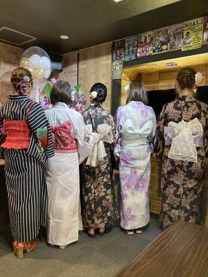 ゆかた女子会