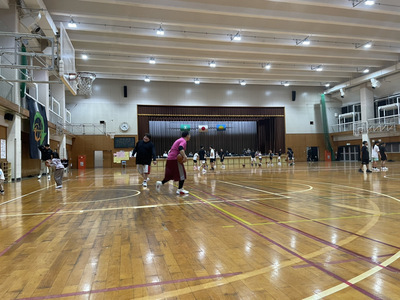 楽しくバスケしましょう！