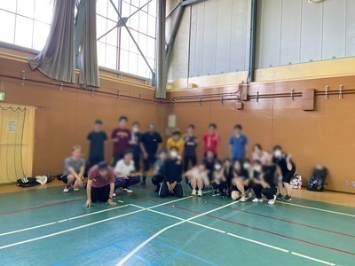 みんなで楽しくバドミントン🏸