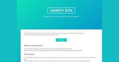 プロフィール｜ethereum wallet generator
