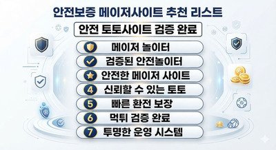 プロフィール｜안전보증 메이저사이트 추천 리스트 (안전 토토사이트 검증 완료)