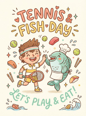 プロフィール画像｜Tennis ＆ Fish !!